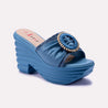 chunky blue slippers 0412360