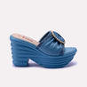 women fancy blue slippers 0412360