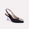 climentina black bridal pumps