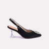 climentina womens black bridal pumps