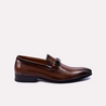 clyde mens brown formal loafers