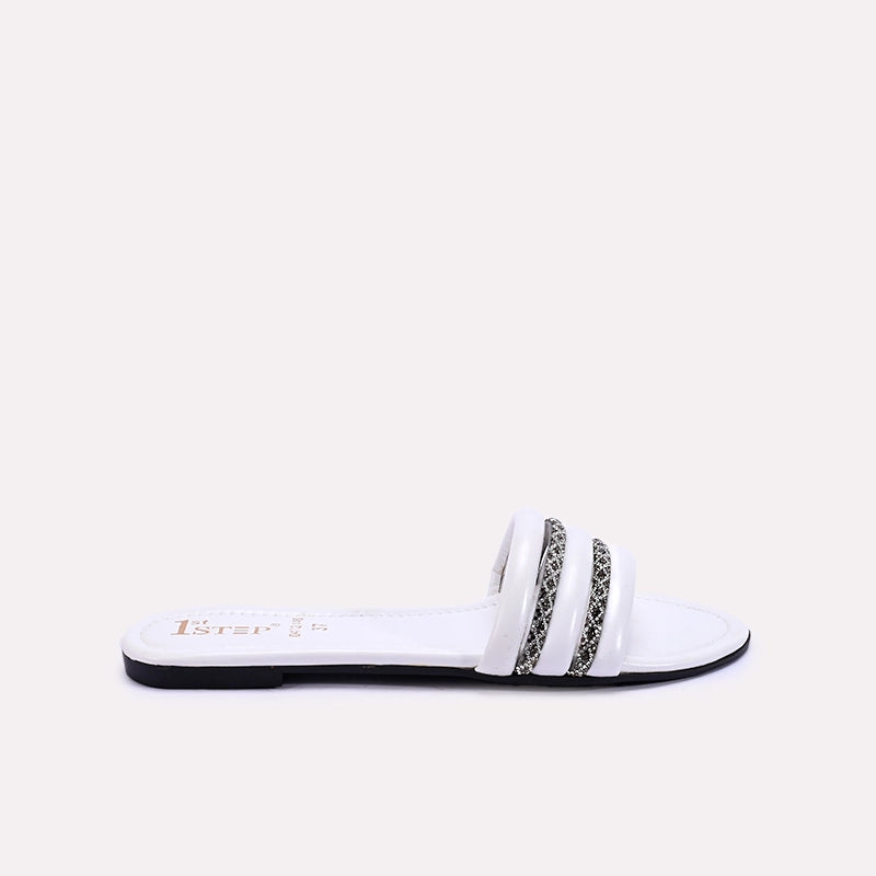 covington womens white fancy flats