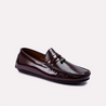 crispin brown perforated tassel loafers