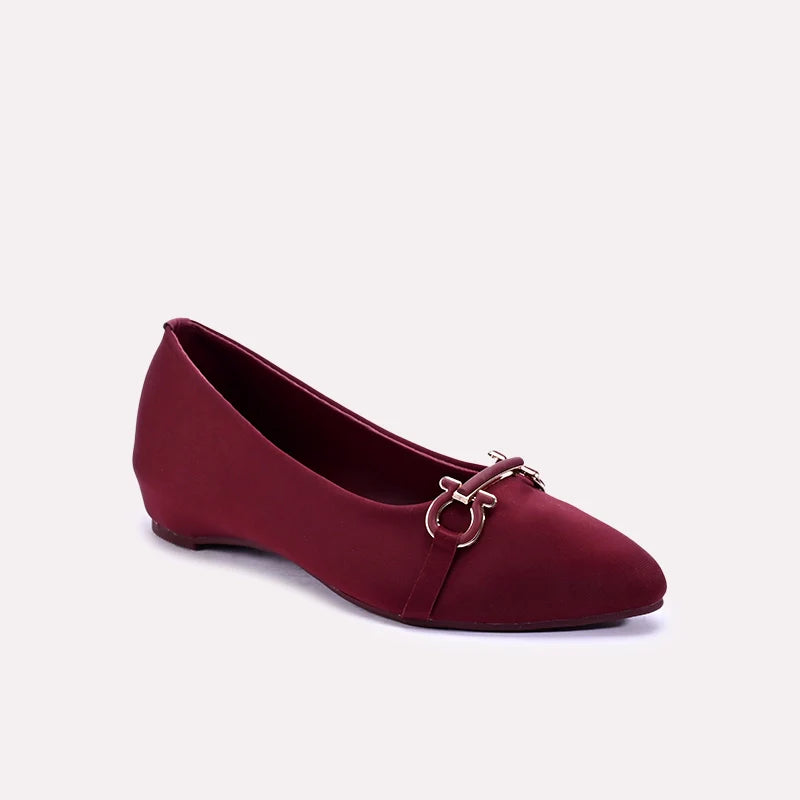 cybele maroon casual pumps