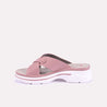 dahlia pink casual slippers for women