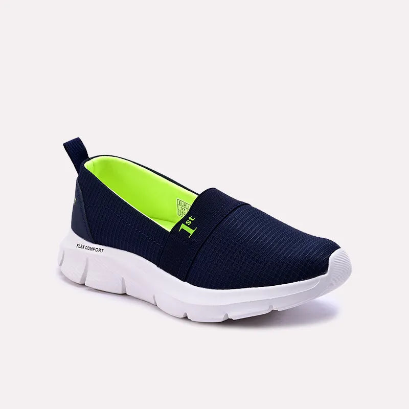 dame blue slip on sneakers