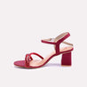 daphnia maroon bridal sandals for women