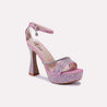 destiny pink high heel sandals