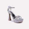 destiny silver high heel sandals