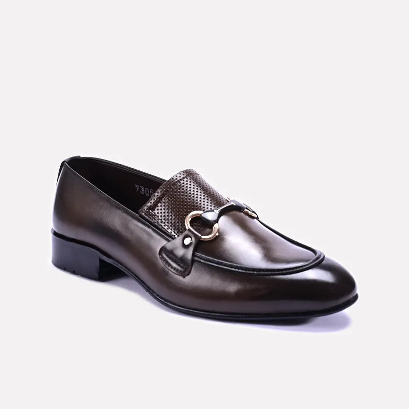 douglas brown loafer dress shoes