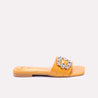 dunbridge womens yellow fancy slippers