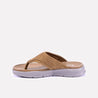 eddie khaki cushy flip flops for men