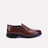 elliott mens brown slip on dress shoes