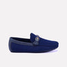 ellis men blue classic loafers