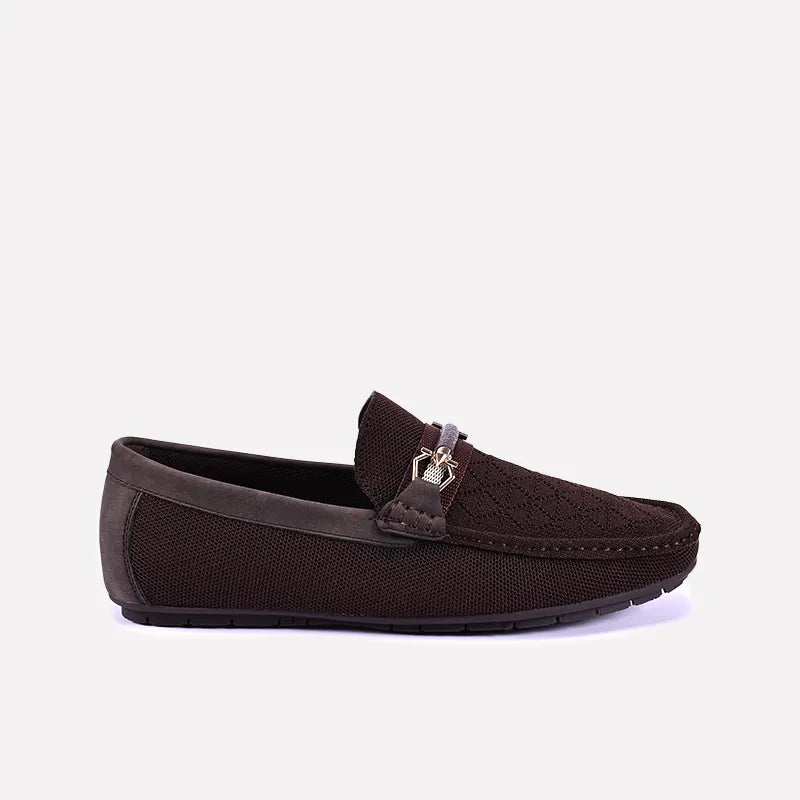 ellis men brown classic loafers