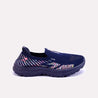 eloise womens blue slip on sneakers