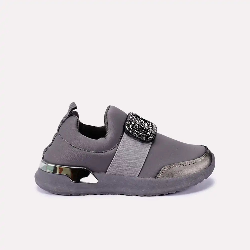 ember women gray slip on sneakers