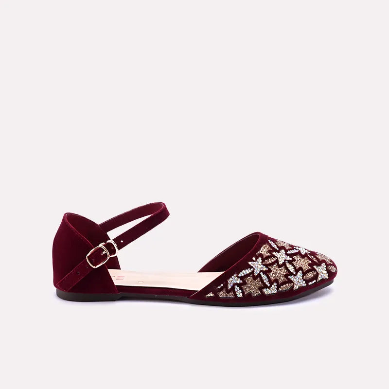 emilia women maroon fancy pumps