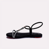 emmie black flat sandals