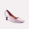 evadna peach casual court shoes