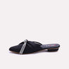 Evadne Black Fancy Mules for women