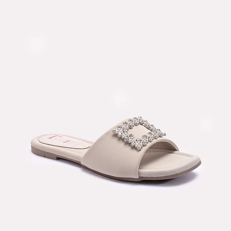 Fawn Fancy Flat Slippers