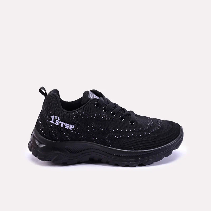 felicia womens black sneakers