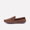 ferguson brown classic suede loafers for men