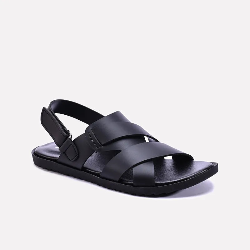 fletcher black casual sandals