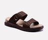 flexi dark brown casual slippers