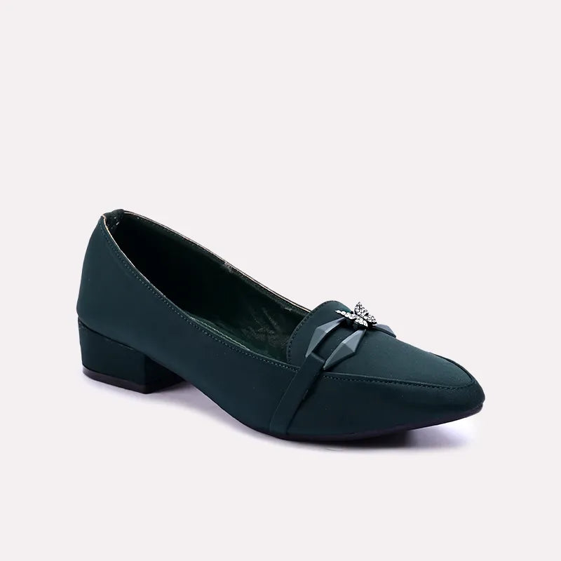 franka sea green fancy pumps