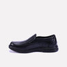 franklin black slip on casual shoes for men