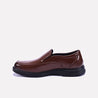 franklin brown slip on casual shoes for men