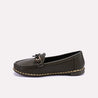 genevieve green casual loafer pumps for women