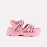 gita women pink chunky sandals