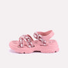 gita pink chunky sandals for women