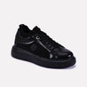 glimmer black platform sneakers