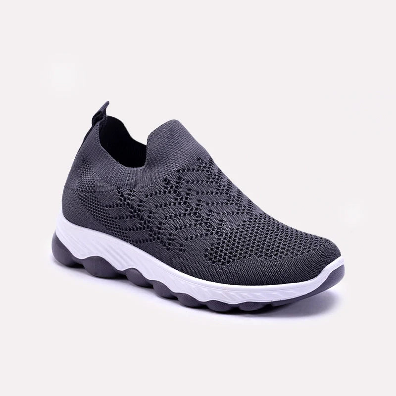 Gray Slip On Sneakers For Women