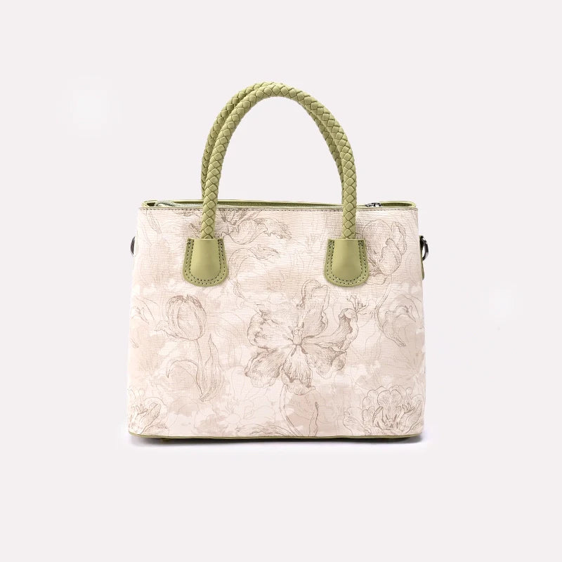 Green Casual Shoulder Bag for Women