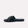 Green Flat Fancy Slippers for Women