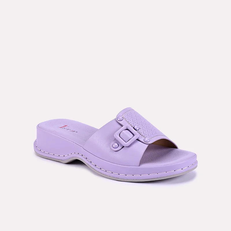 greer purple casual slippers