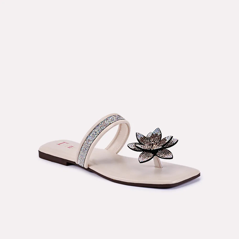 greta fawn fancy slippers