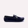 griffith mens blue glossy horsebit loafers