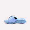 harian blue casual slippers for women