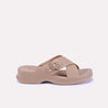 harlow women light brown casual slippers