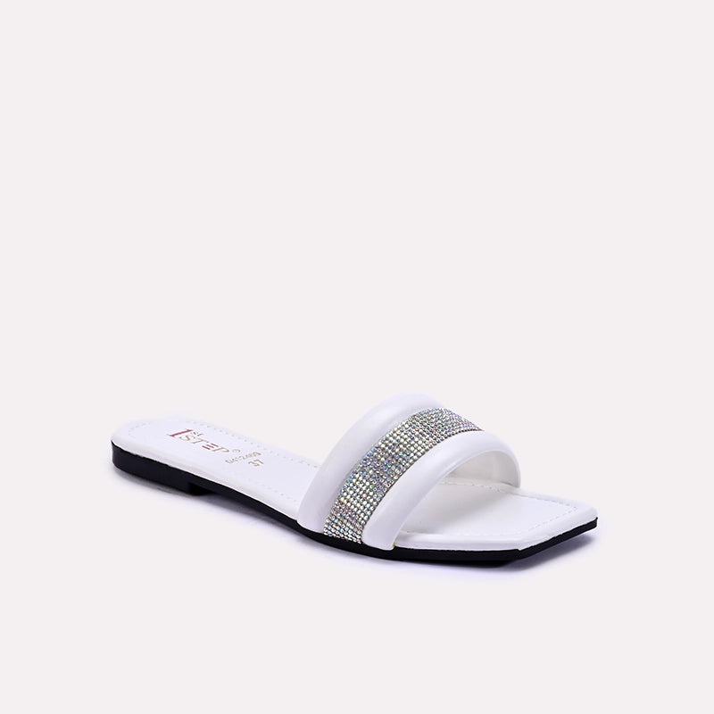 hatherleigh white fancy slippers