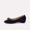 heike black casual pumps for women