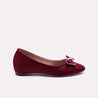 heike women maroon casual pumps