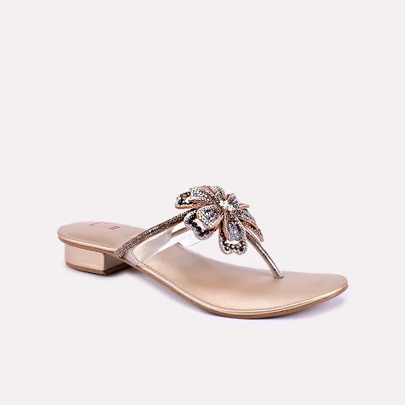 helena gold fancy slippers