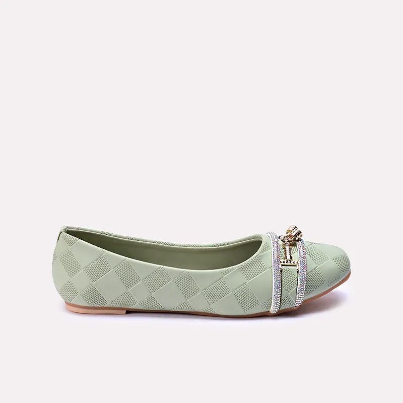 henrietta womens green fancy pumps